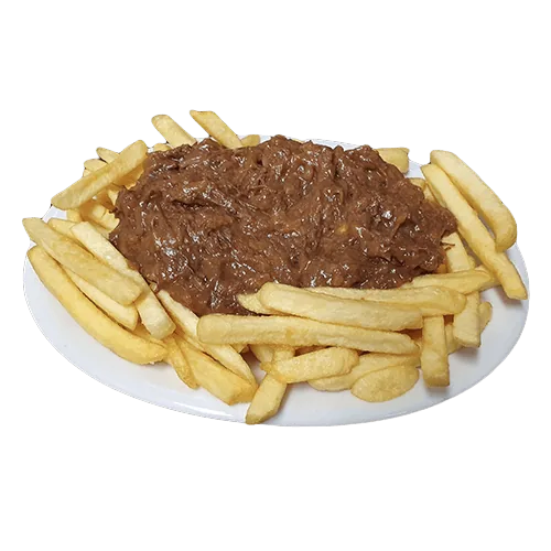 Patat met stoofvlees